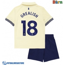 Fotballdrakt Barn Everton Jack Grealish #18 Bortedraktsett 2025-26 Kortermet (+ Korte bukser)